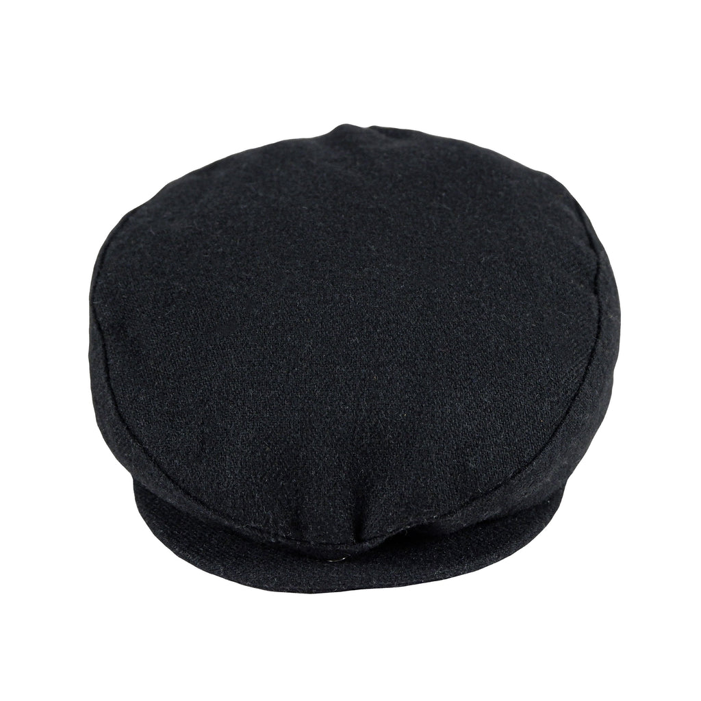 Nike - Black Newsboy Flat Hat 1990s Medium Vintage Retro 