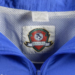 Diadora - Blue & White Taped Logo Jacket 1990s X-Large Vintage Retro