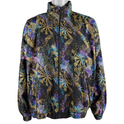 Vintage (Gucci) - Blue Patterned Jacket 1990s X-Large