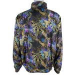 Vintage (Gucci) - Blue Patterned Jacket 1990s X-Large Vintage Retro