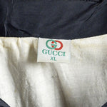 Vintage (Gucci) - Blue Patterned Jacket 1990s X-Large Vintage Retro