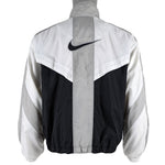 Nike - Black& White Big Logo Windbreaker 1990s Medium Vintage Retro