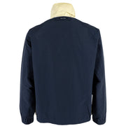 Nautica - Blue spell-Out Sailing Windbreaker 1990s Medium Vintage Retro
