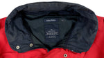 Nautica - Red NS-83 Spell-Out Windbreaker 1990s X-Large Vintage Retro