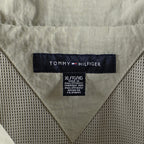 Tommy Hilfiger - Beige Harrington Spell-Out Jacket X-Large Vintage Retro