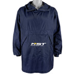 Nautica - Blue Nautica Sport Tech Windbreaker 1990s Large Vintage Retro