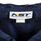 Nautica - Blue Nautica Sport Tech Windbreaker 1990s Large Vintage Retro