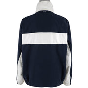Nautica - Baby Blue & Dark Blue Reversible Jacket 1990s XX-Large Vintage Retro