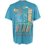NFL (Salem) - Miami Dolphins Spell-Out T-Shirt 1992 Large Vintage Retro Football