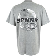 NBA (TND) - San Antonio Spurs Spell-Out T-Shirt 1990s Large Vintage Retro Basketball