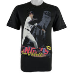 MLB (Salem) -California Angels - Jim Abbott Deadstock T-Shirt 1990 Small Vintage Retro Baseball