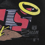 MLB (Salem) -California Angels - Jim Abbott Deadstock T-Shirt 1990 Small Vintage Retro Baseball