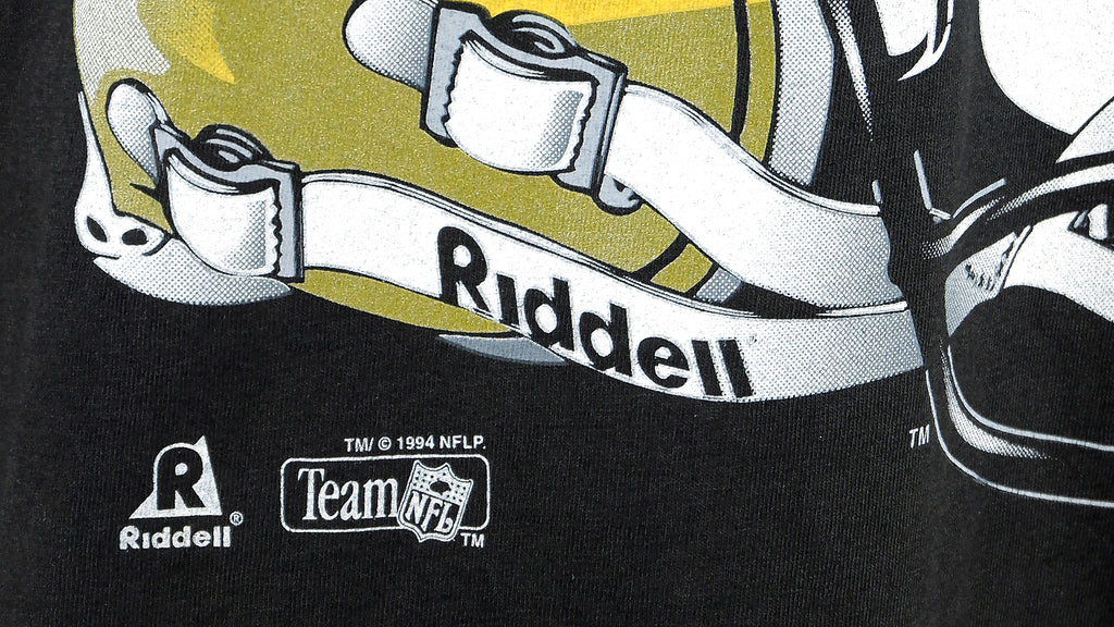 NFL (Riddell) - New Orleans Saints Spell-Out T-Shirt 1994 X-Large Vintage Retro Football