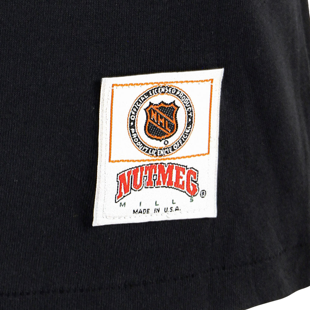 NHL (Nutmeg) - Pittsburgh Penguins Deadstock T-Shirt 1992 Large Vintage Retro Hockey