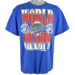 MLB (Trench) - Toronto Blue Jays Spell-Out T-Shirt 1992 X-Large Vintage Retro Baseball