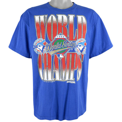 MLB (Trench) - Toronto Blue Jays Spell-Out T-Shirt 1992 X-Large