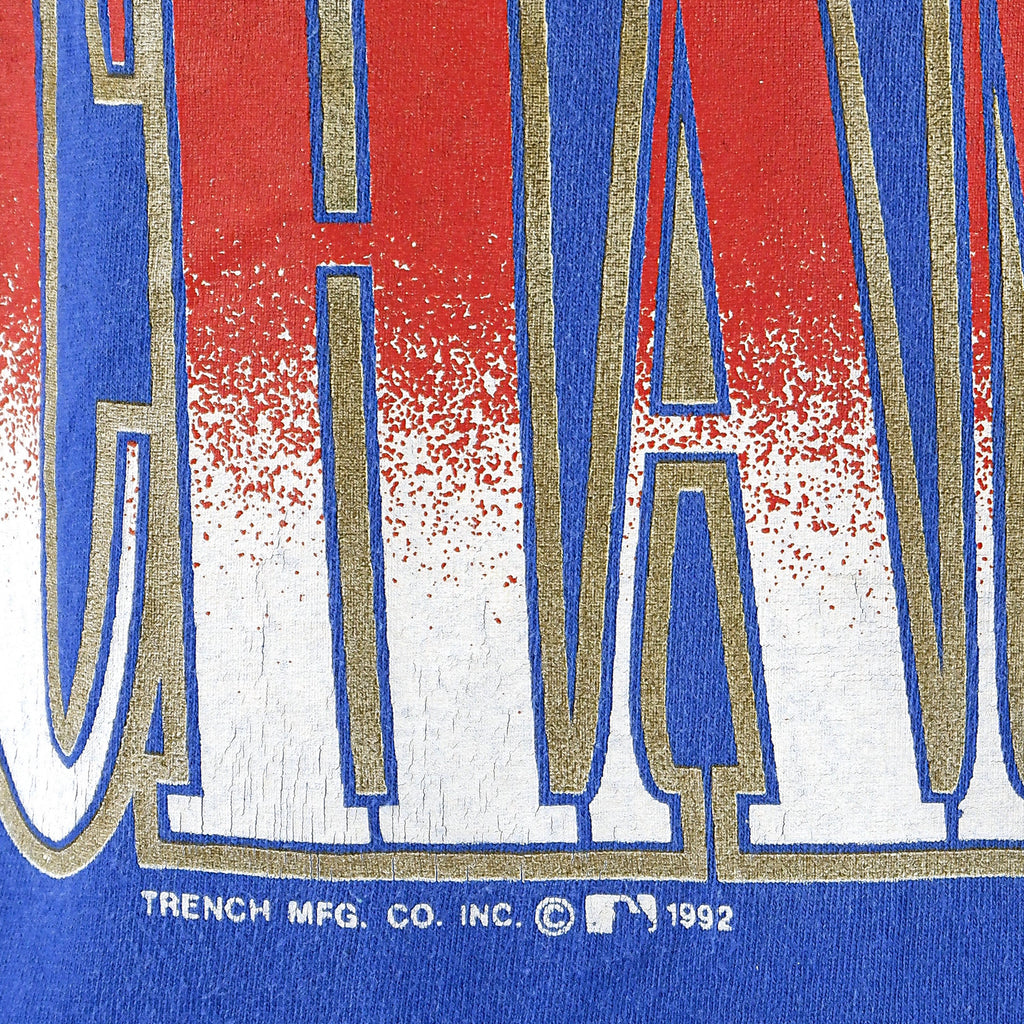 MLB (Trench) - Toronto Blue Jays Spell-Out T-Shirt 1992 X-Large Vintage Retro Baseball