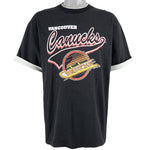 NHL - Vancouver Canucks spell-Out T-Shirt 1992 X-Large Vintage Retro Hockey