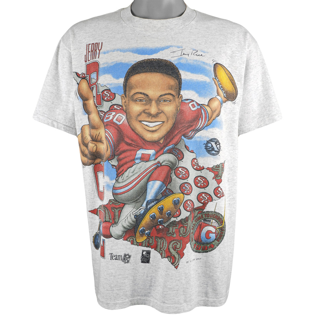NFL (Delta) - 49ers, Jerry Rice #80 T-Shirt 1994 Large