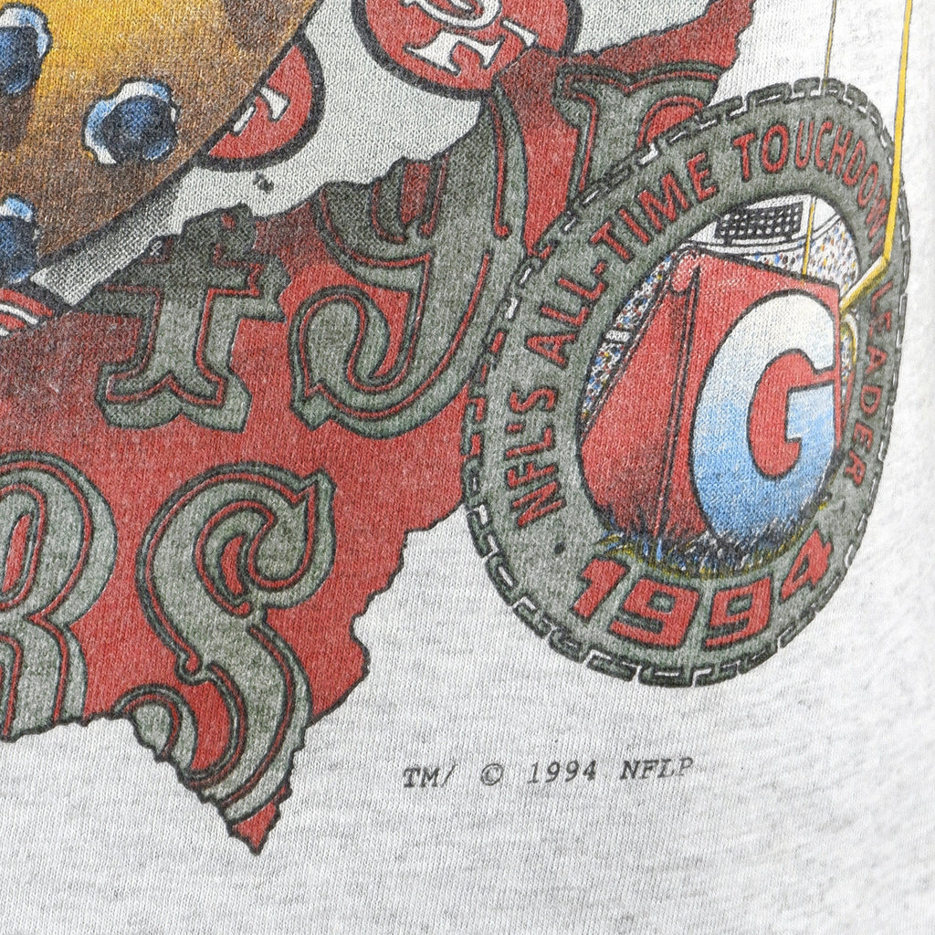 NFL (Delta) - 49ers, Jerry Rice #80 T-Shirt 1994 Large