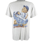 MLB (Salem) - Hideo Nomo, Los Angeles, Dodgers T-Shirt 1990s Medium Vintage Retro Baseball