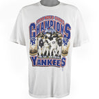 MLB (All Sports Events) - New York Yankees Deadstock T-Shirt 1999 Large Vintage Retro Baseball