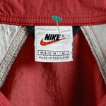Nike - Red with White Big Logo Windbreaker 1990s Medium Vintage Retro