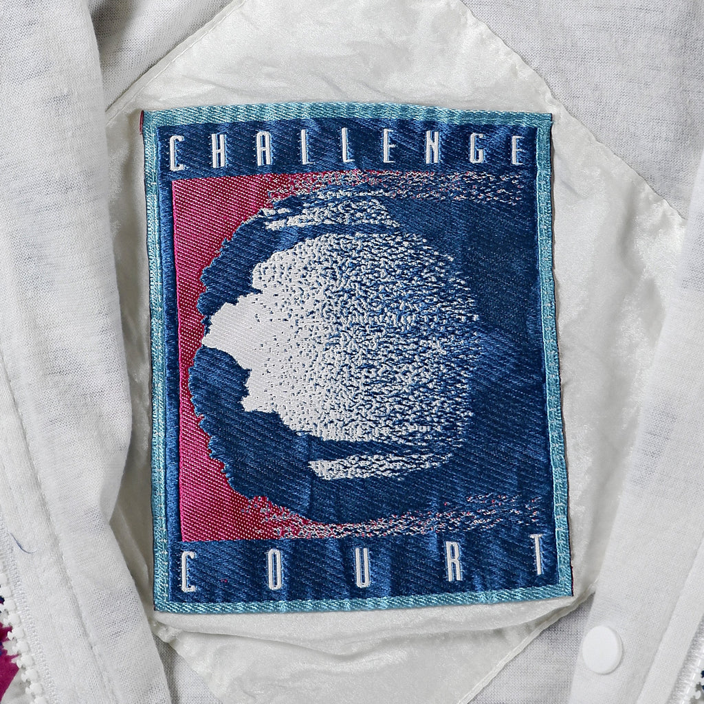 Nike - Multicolor Challenge Court Patterned Windbreaker 1990s Small Vintage Retro