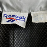 Reebok - Silver Windbreaker 1990s Medium Vintage Retro