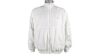 Nike - White Big Spell-Out Windbreaker 1990s Large Vintage Retro
