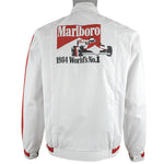 Marlboro - White with Red Big Logo Windbreaker 1984 Medium Vintage Retro