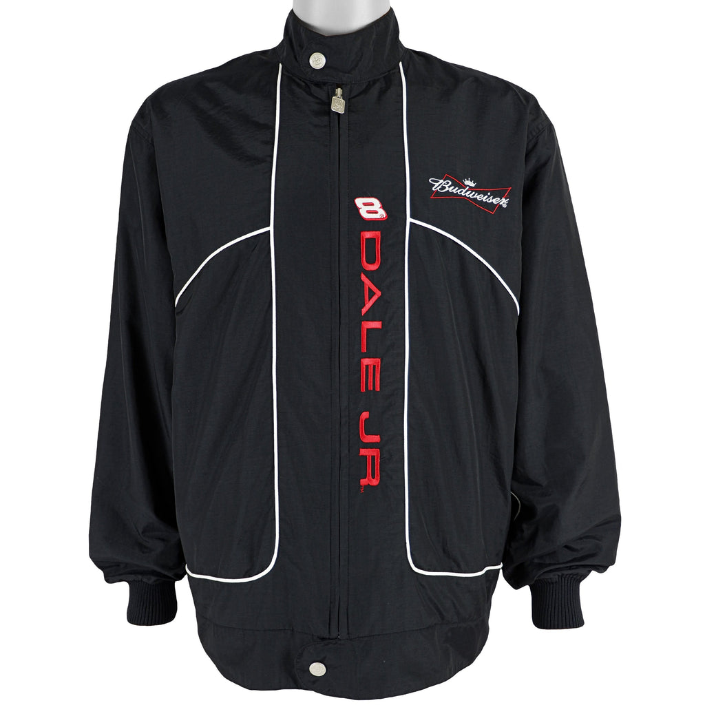 NASCAR (Chase) - Black Dale Earnhardt Jr. Jacket 1990s Large Vintage Retro