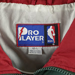 NBA (Pro Player) - Seattle Supersonics Tape Logo Windbreaker 1990s Large Vintage Retro Basketball