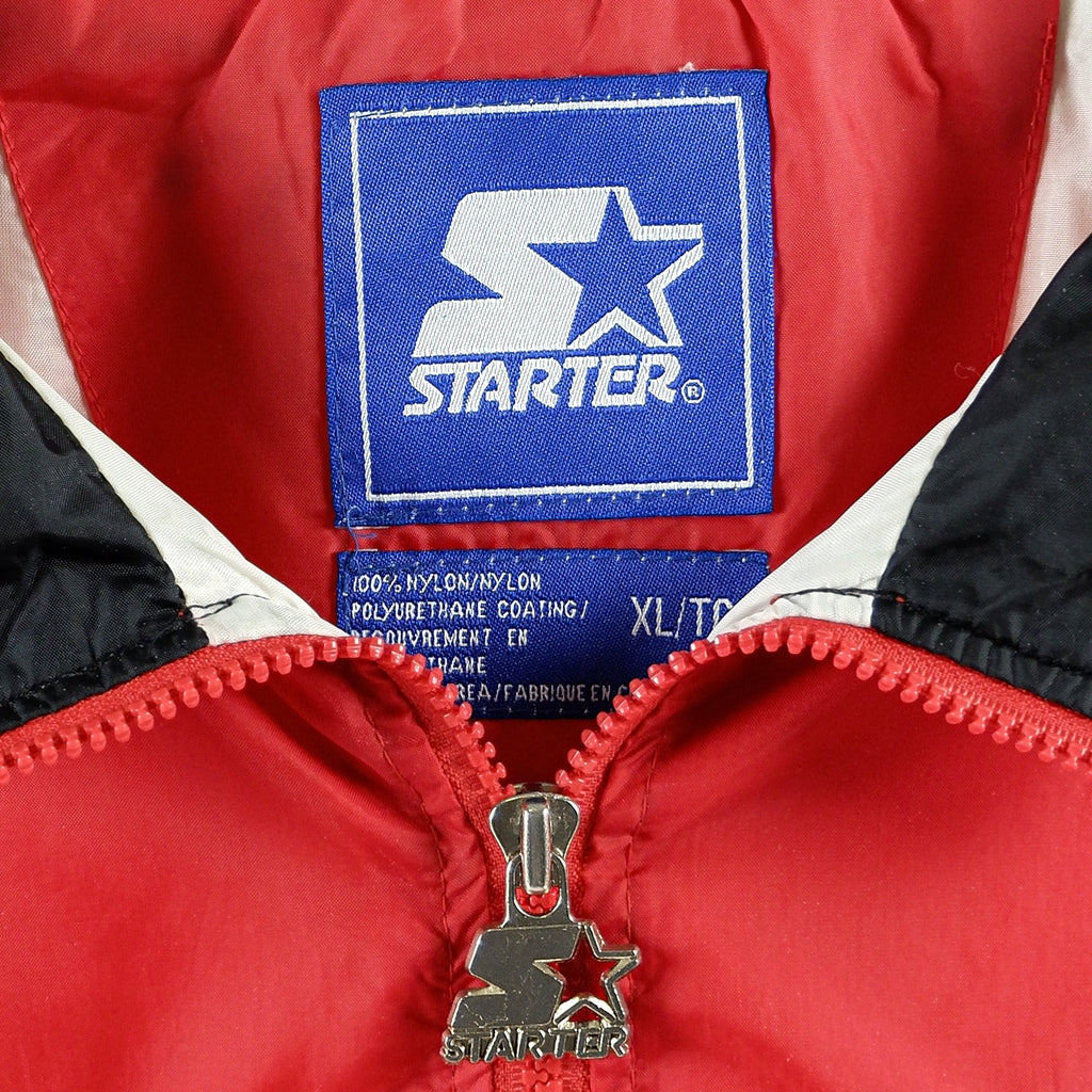 Starter - Calgary Stampeders Big Spell-Out Windbreaker 1990s X-Large Vintage Retro Football