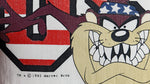 Looney Tunes - White American, Tasmanians Devil Jacket 1990s Youth Medium Vintage Retro