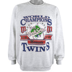 MLB - Minnesota Twins Deadstock Sweatshirt 1991 X-Large Vintage Retro Baseball