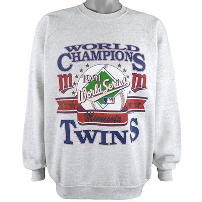 MLB - Minnesota Twins, World Champions Deadstock Crew Neck Sweatshirt 1991 X-Large