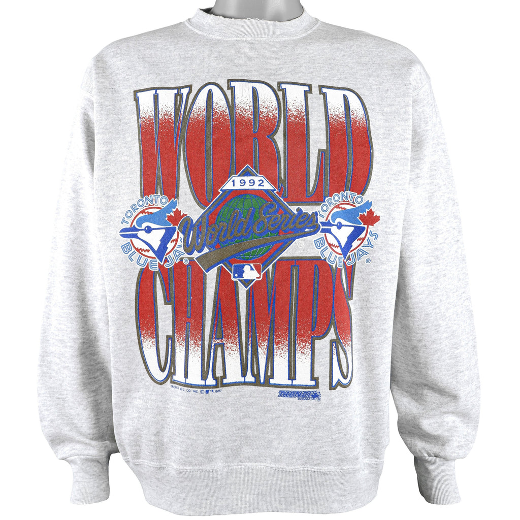 MLB - Toronto Blue Jays World Series Champs Sweatshirt 1992 Large Vintage Retro Baseball