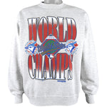 MLB - Toronto Blue Jays World Series Champs Sweatshirt 1992 Large Vintage Retro Baseball