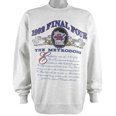 NCAA (Nutmeg) - Minnesota Twin Cities, Final Four Crew Neck Sweatshirt 1992 Large