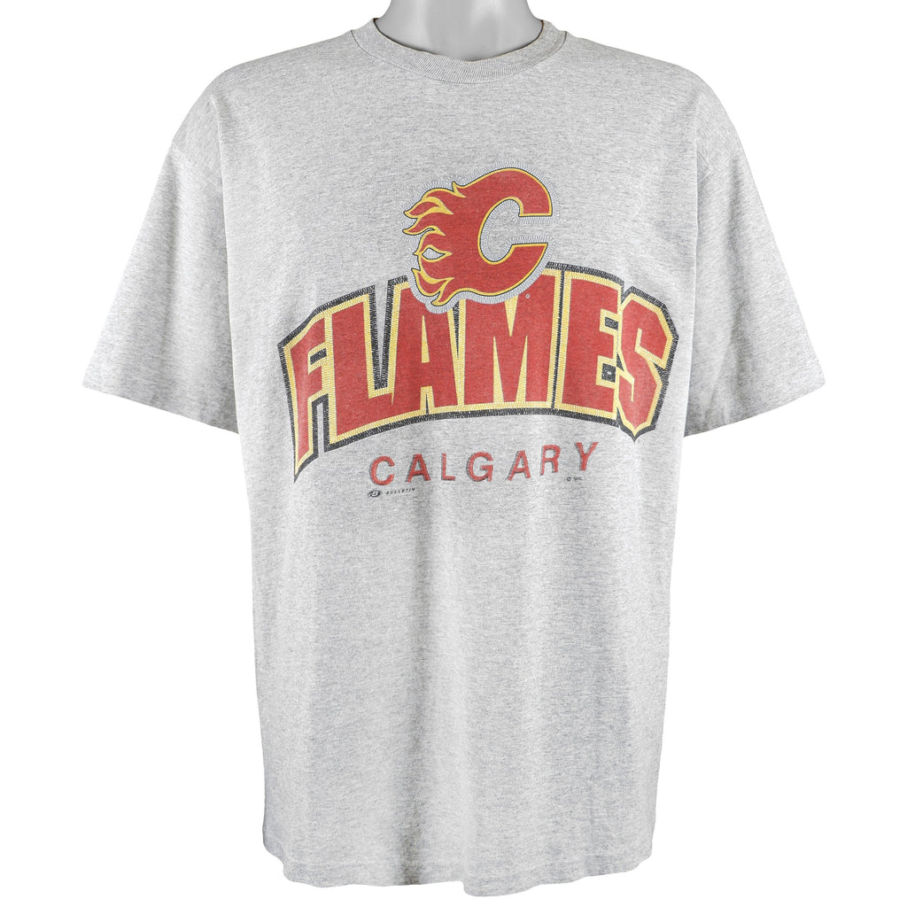 NHL - Calgary Flames T-Shirt 1990s Large Vintage Retro Hockey