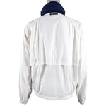 Nautica - White with Blue Classic Jacket 1990s Large Vintage Retro