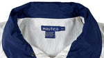 Nautica - White with Blue Classic Jacket 1990s Large Vintage Retro