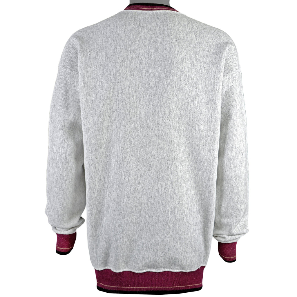 NFL (Legends Athletic) - San Francisco 49ers Spell-Out Sweatshirt 1990s Large Vintage Retro football