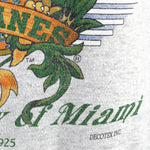 NCAA (Tultex) - Miami Hurricanes Spell-Out Sweatshirt 1990s Medium Vintage Retro Football College