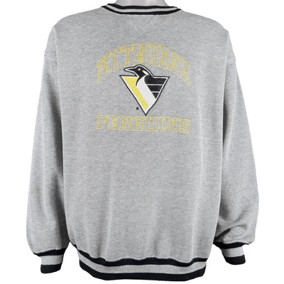 NHL (Savvy) - Pittsburgh Penguins Crew Neck Sweatshirt 1990s X-Large