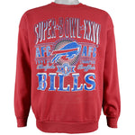 NFL (Tultex) - Buffalo Bills Spell-Out Sweatshirt 1991 Large Vintage Retro Football