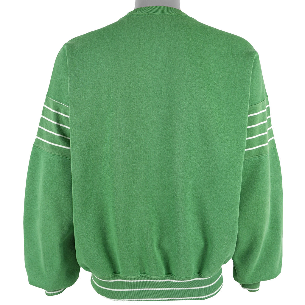 NFL (Nutmeg) - New York Jets Crew Neck Sweatshirt 1990s Large Vintage Retro Football