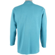 Ellesse - Blue Spell-Out Crew Neck Sweatshirt 1990s Large Vintage Retro