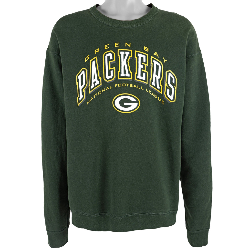 NFL (Pro Player) - Green Bay Packers Sweatshirt 1990s X-Large Vintage Retro Football 